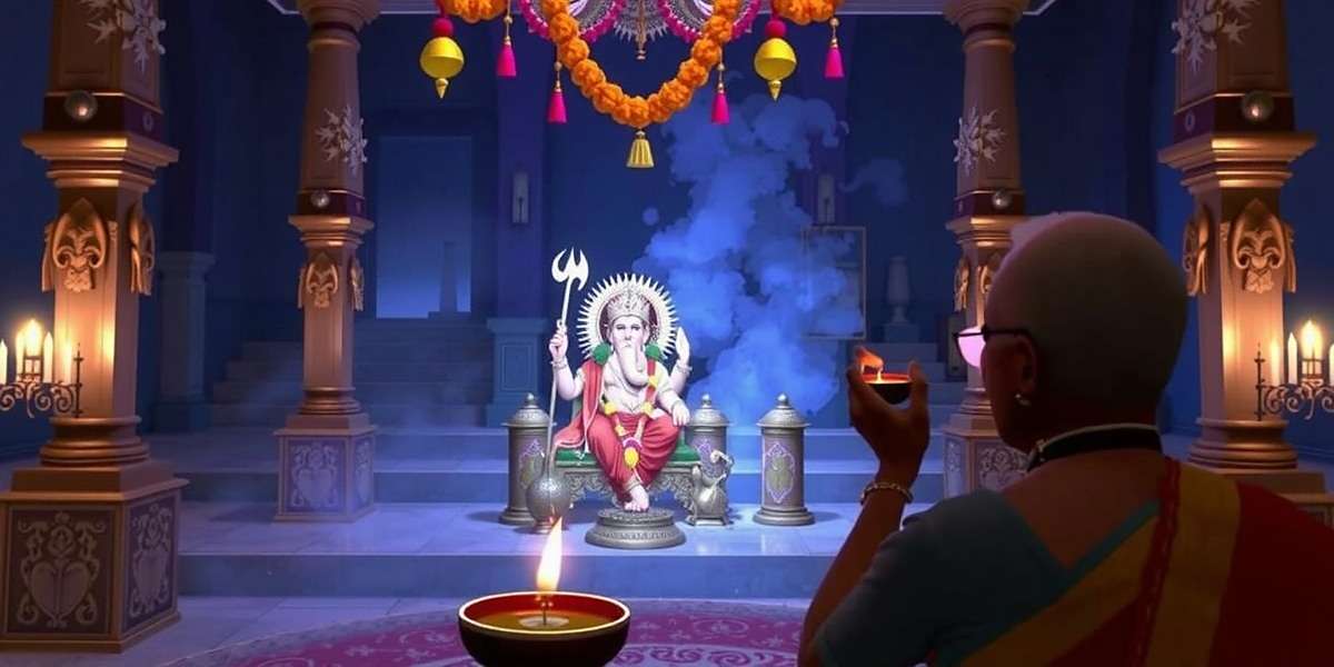 Ram Mandir Virtual Darshan user following traditional rituals with diya and incense during virtual darshan